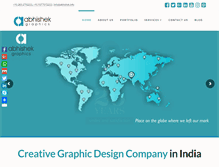 Tablet Screenshot of aabhishek.com